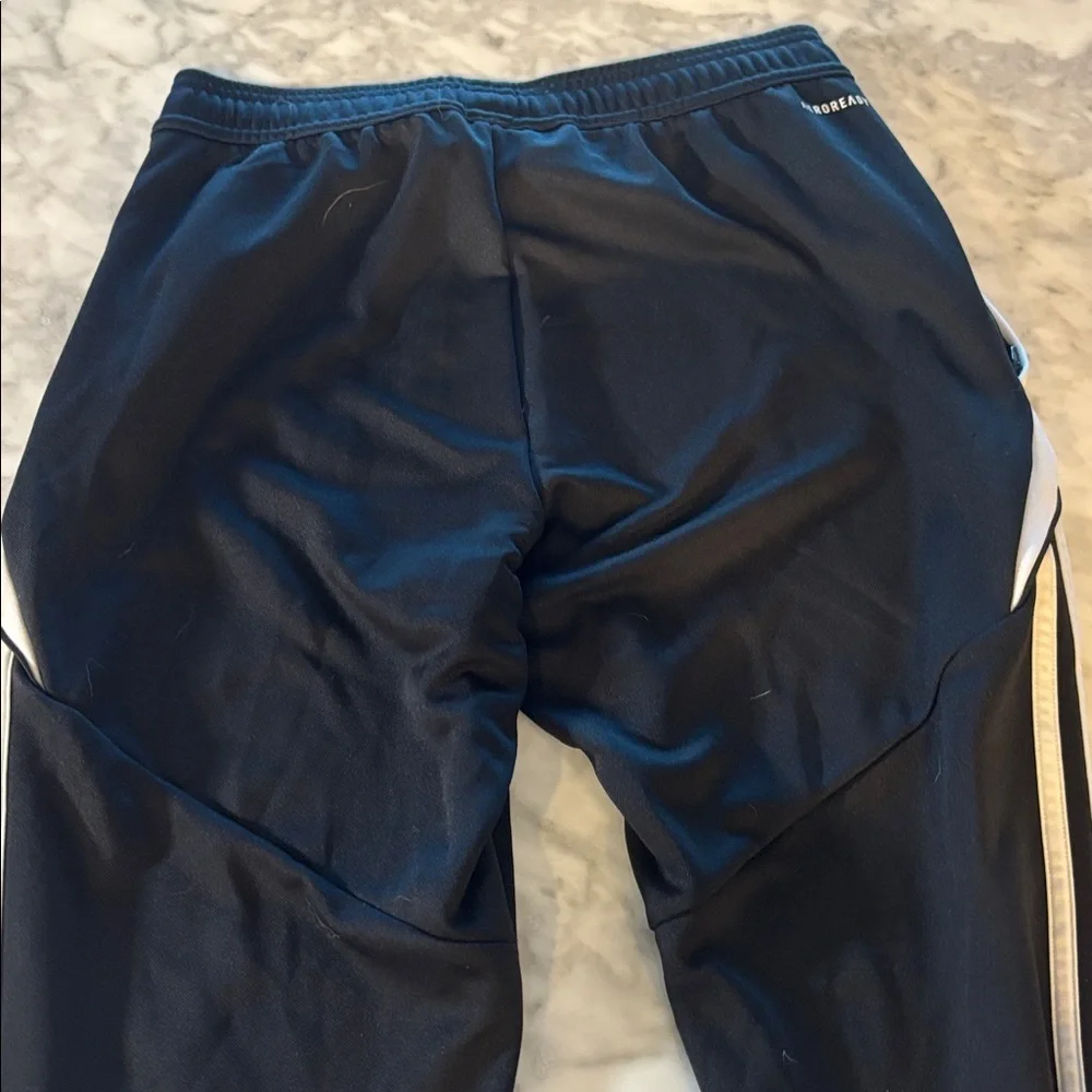 Adidas Men's Black tiro pant with White Accents, size small
